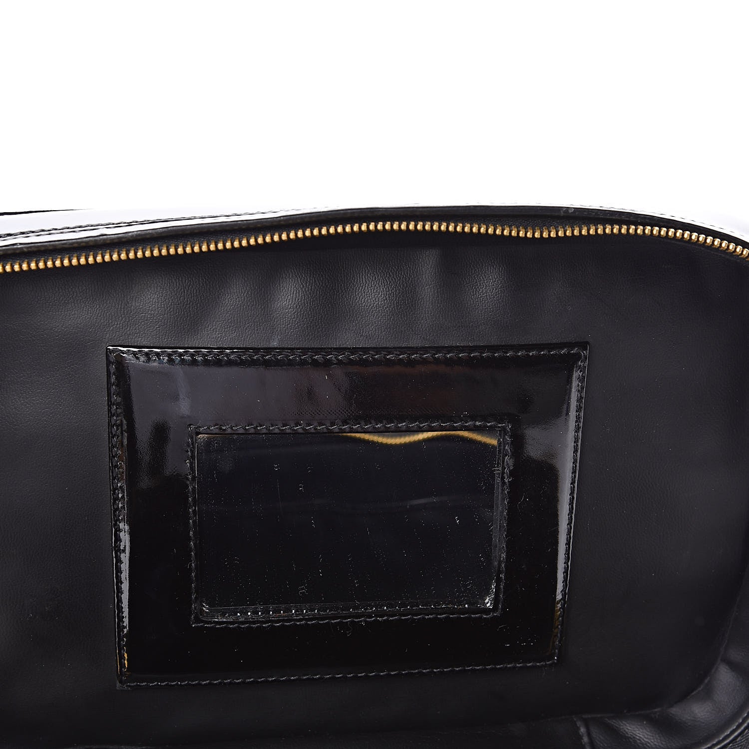 Chanel Patent Vanity Cosmetic Case Black 8 of 13