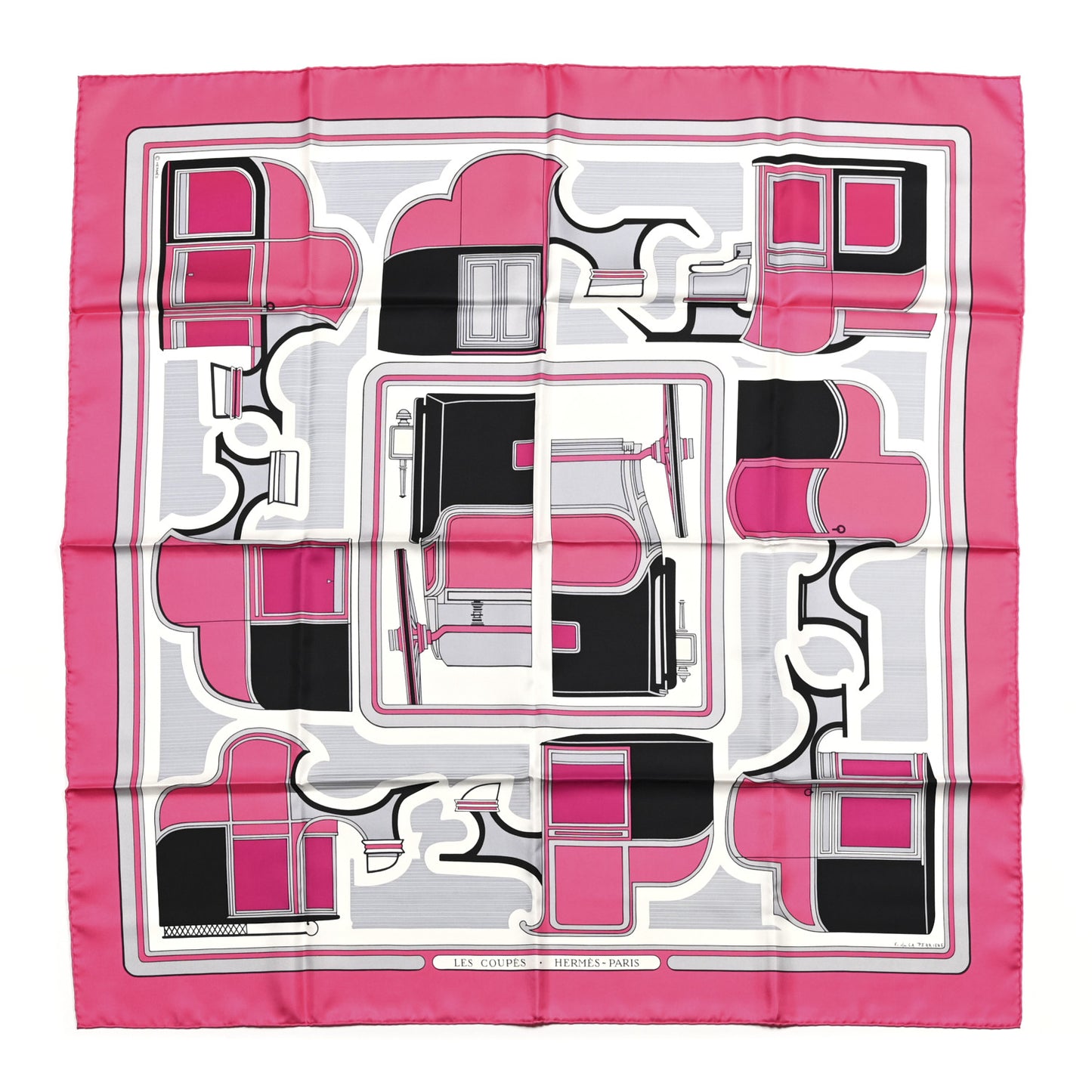 Silk Les Coupes Tattoo Scarf 70