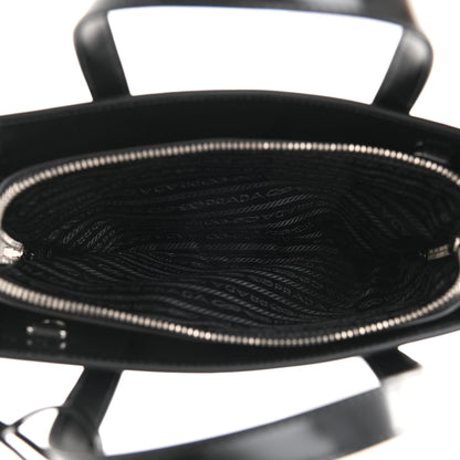Prada Spazzolato Mini Re-Edition 1995 Double Handle Handbag Black 5 of 8