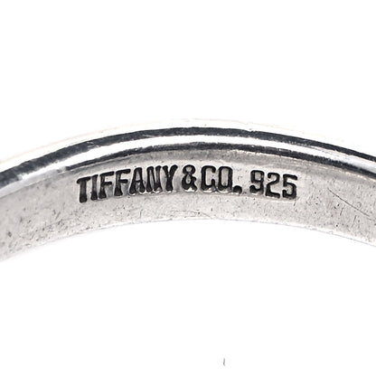 Tiffany Sterling Silver Interlocking Ring 52 6 4 of 4