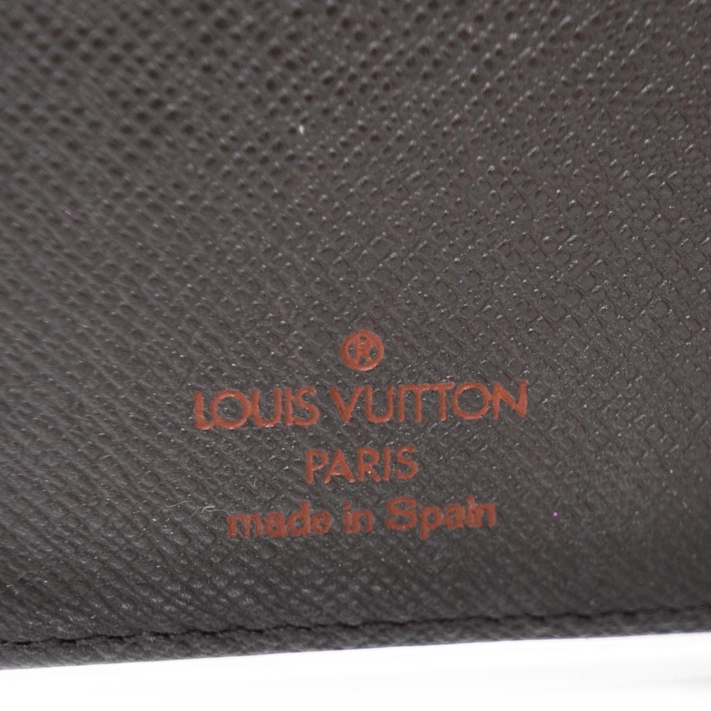 Damier Ebene Small Ring Agenda