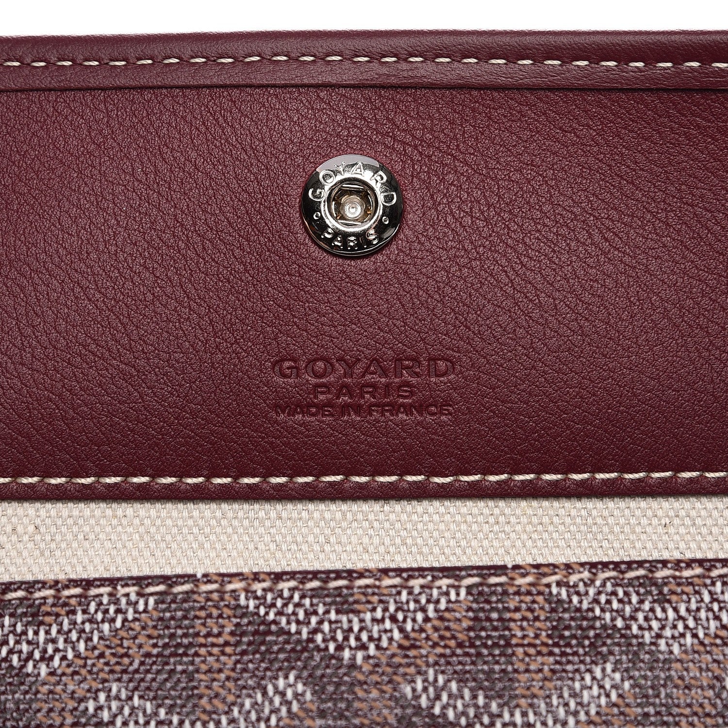 Goyard Goyardine Saint Louis GM Burgundy 9 of 9