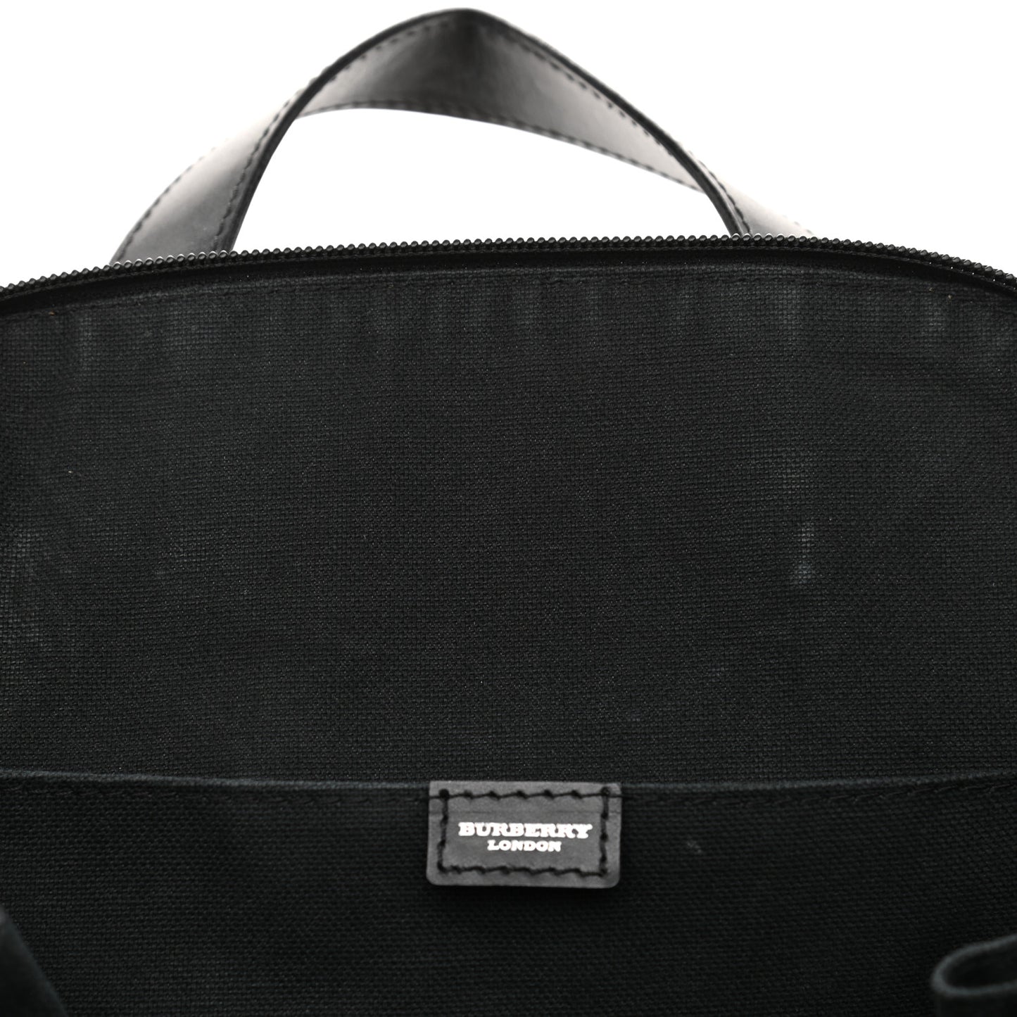 Canvas House Check Backpack Black