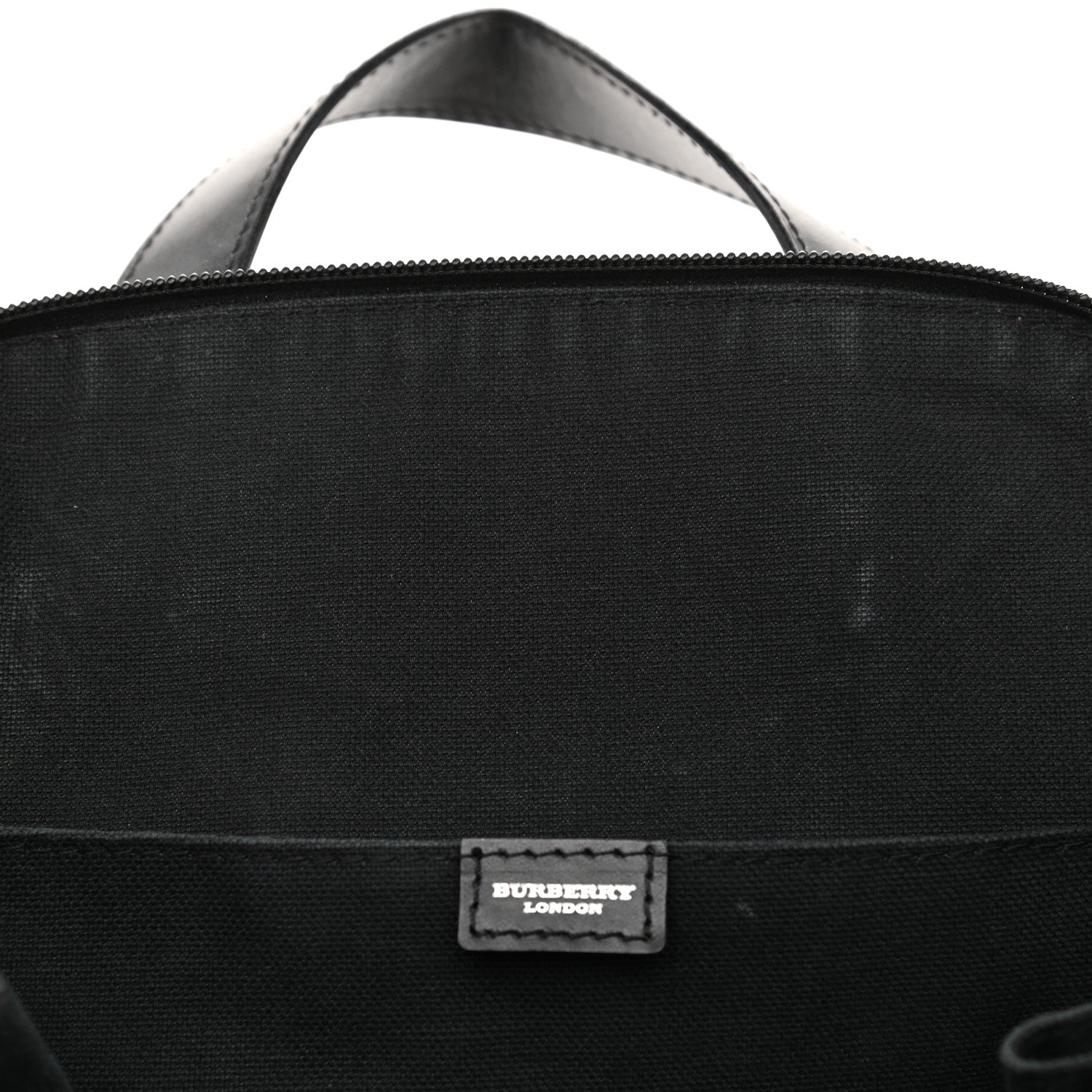 Burberry Canvas House Check Backpack Black 12 of 18