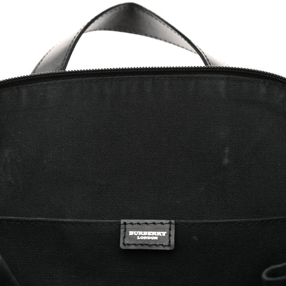 Burberry Canvas House Check Backpack Black 12 of 18