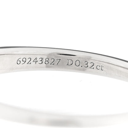 Tiffany Platinum Diamond .32ct Solitaire Engagement Ring 47 4 5 of 5