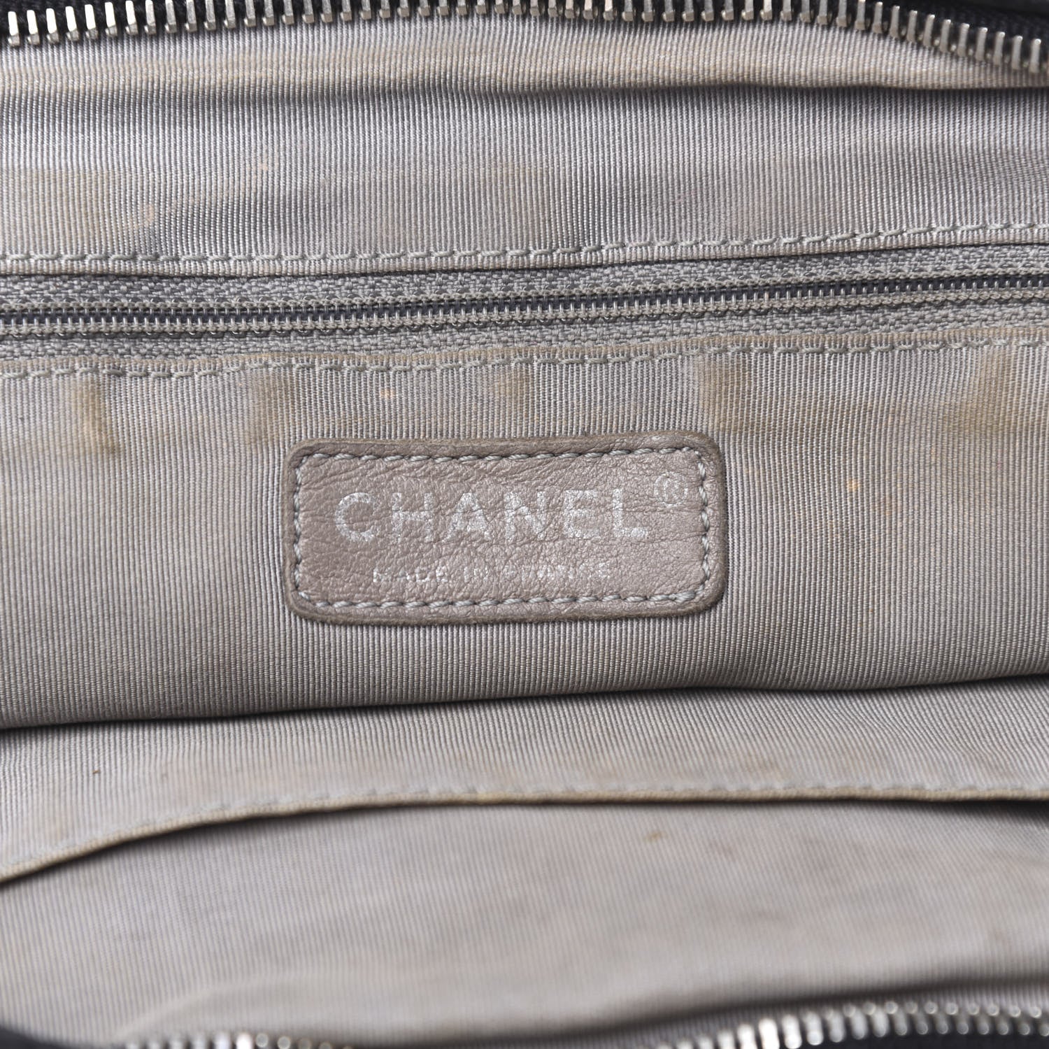 Chanel Aged Calfskin Oversized Reissue Overnight Tote Black 6 of 10