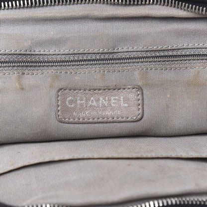 Chanel Aged Calfskin Oversized Reissue Overnight Tote Black 6 of 10