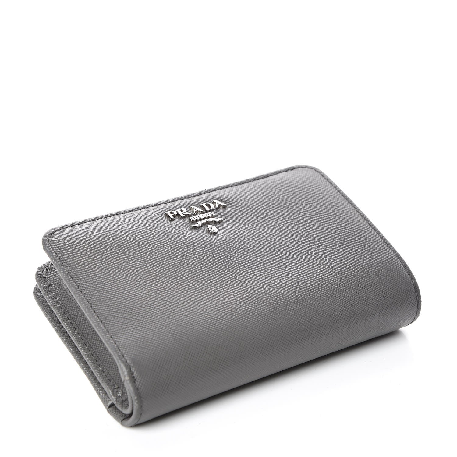 Prada Saffiano Compact Wallet Marmo 4 of 8