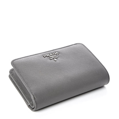 Prada Saffiano Compact Wallet Marmo 4 of 8