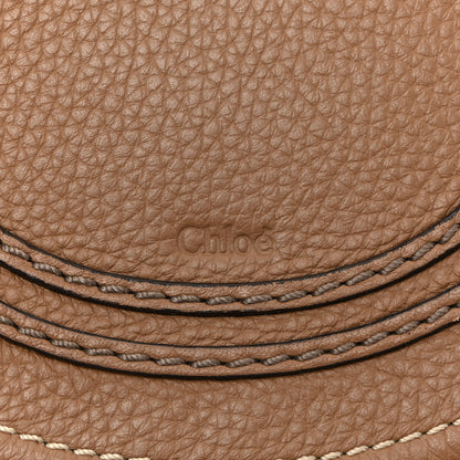Chloe Calfskin Mini Marcie Round Crossbody Bag Nut 6 of 15