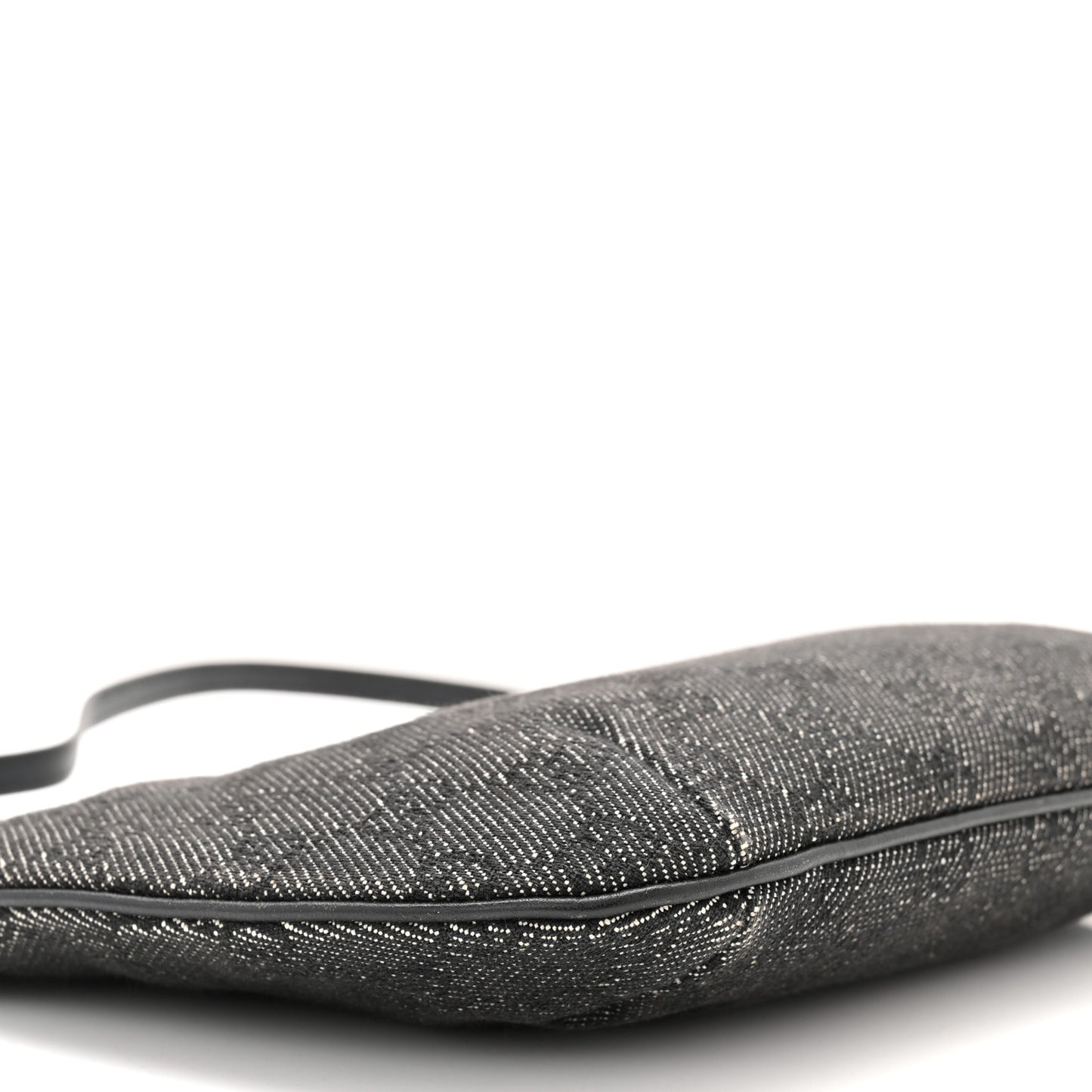 Denim Monogram Pochette Black