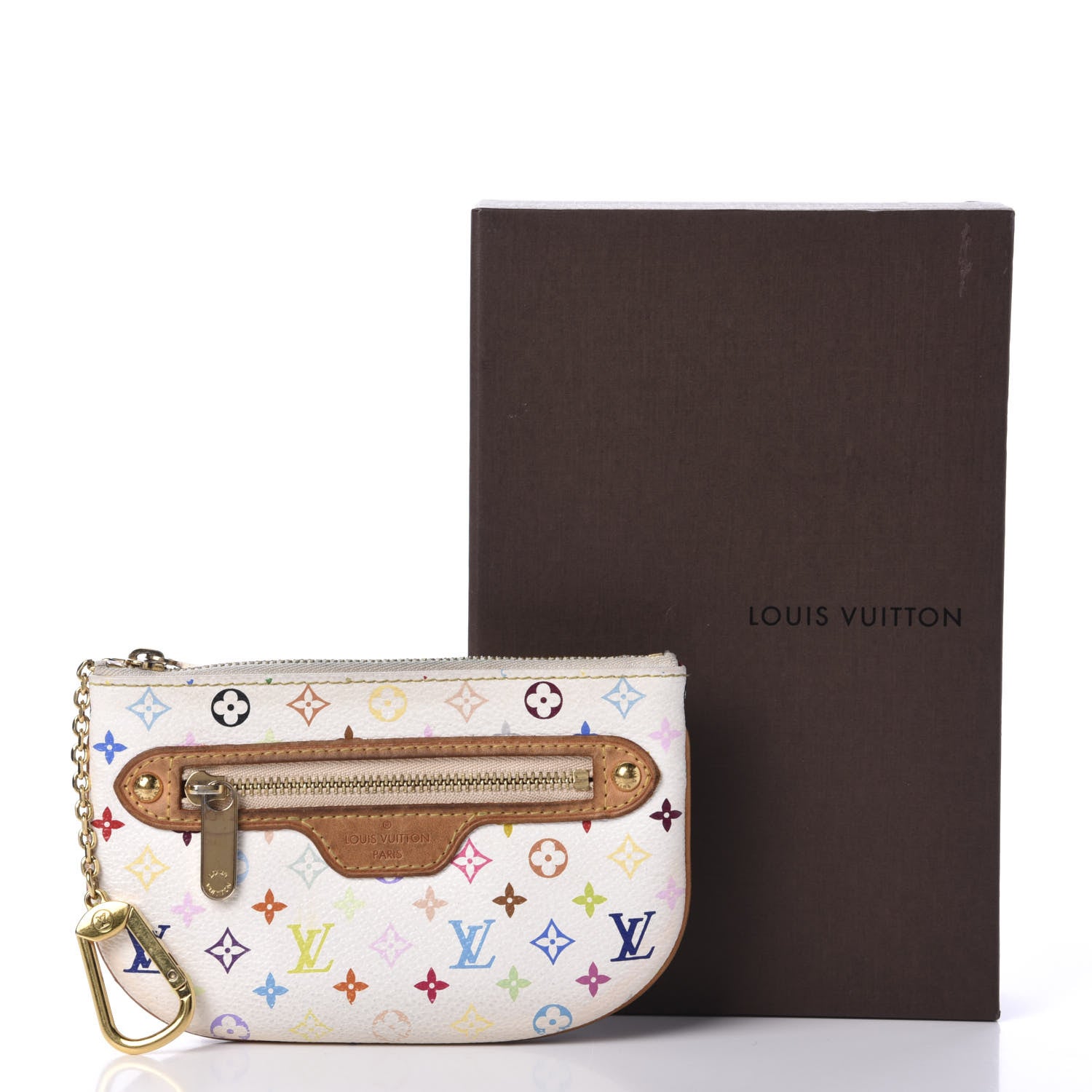 Louis Vuitton Monogram Multicolor Pochette Plate MM White 9 of 9