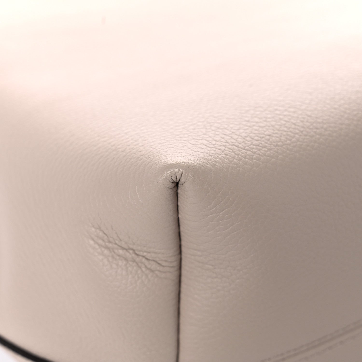 Louis Vuitton Calfskin Lockme Bucket MM Greige 9 of 12