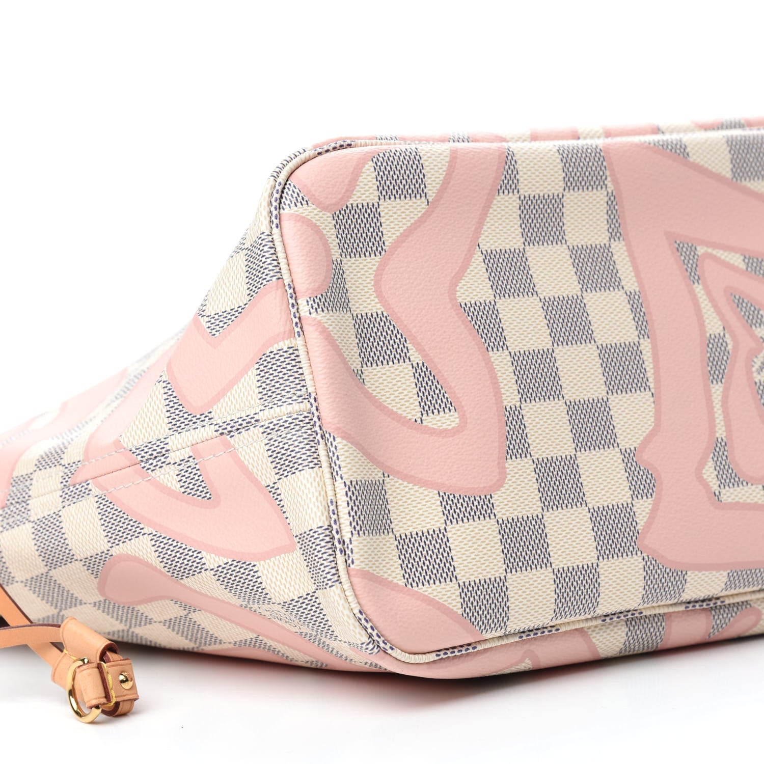Louis Vuitton Damier Azur Tahitienne Neverfull MM 6 of 11