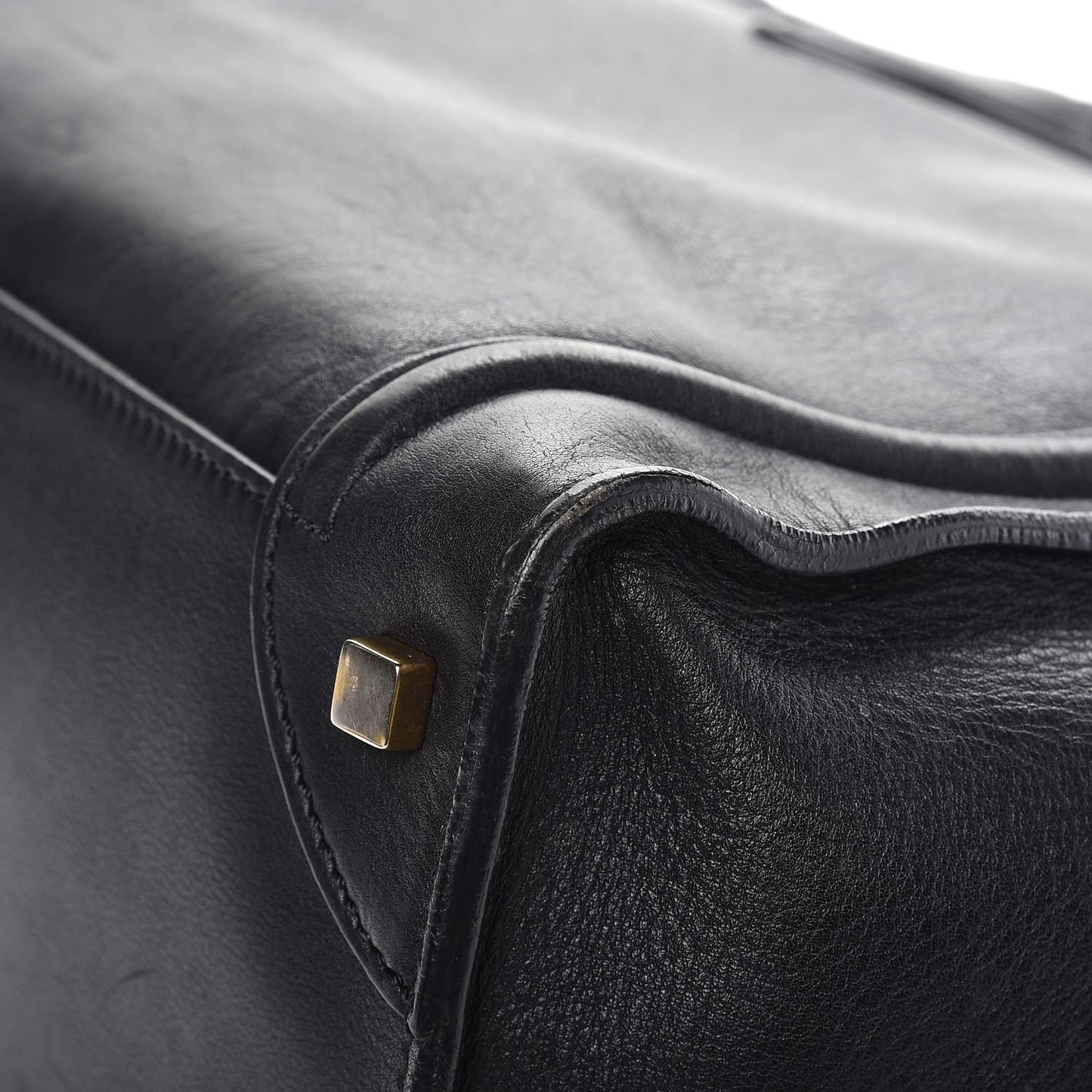 Smooth Calfskin Mini Luggage Black