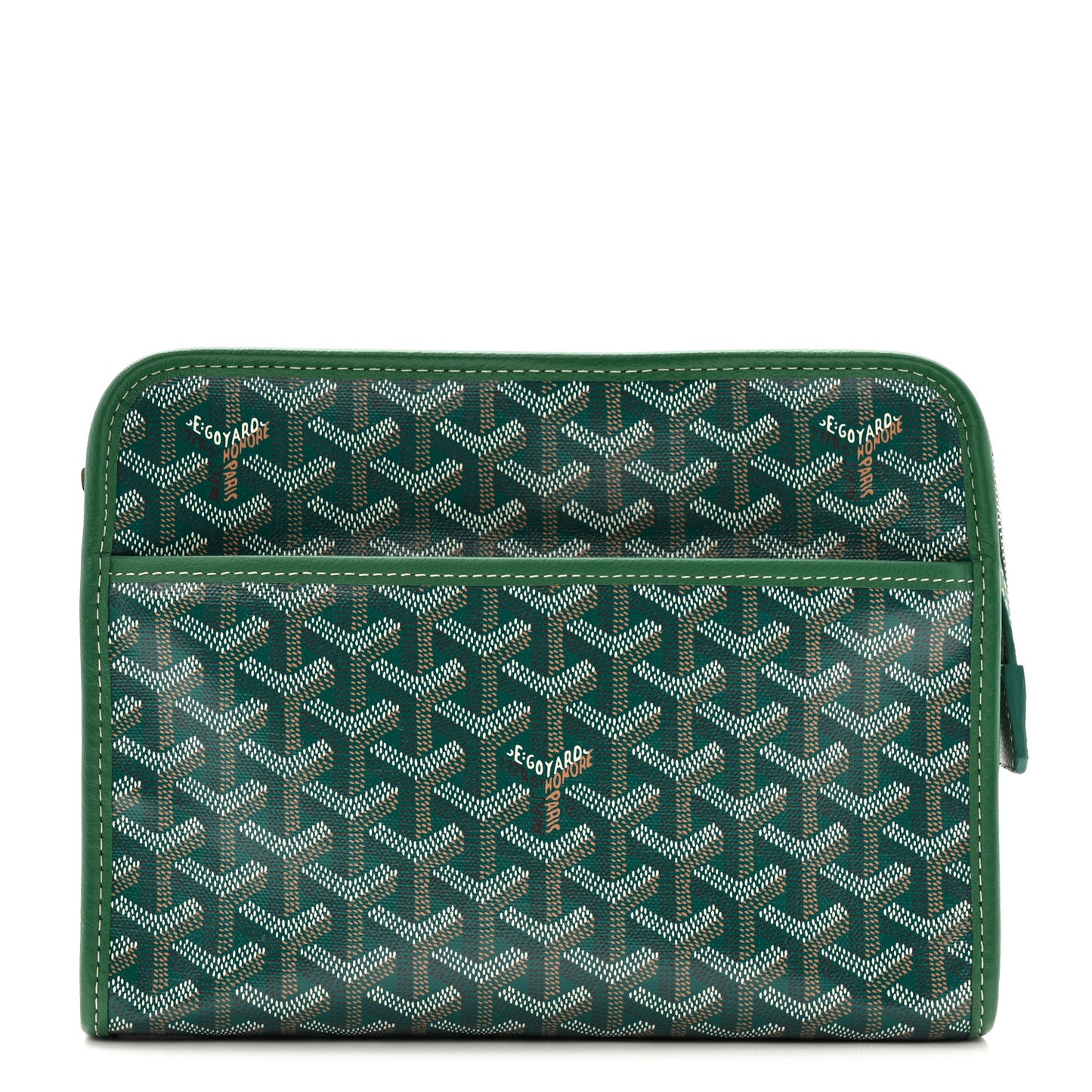 Goyardine Jouvence Toiletry Pouch MM Green