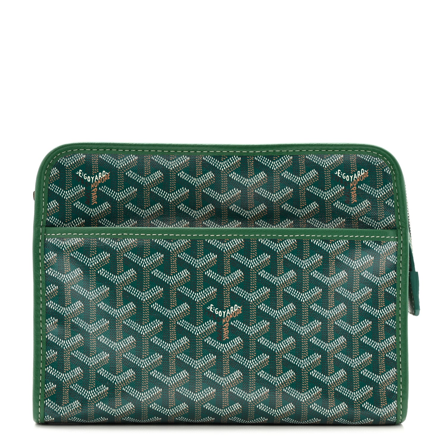 Goyard Goyardine Jouvence Toiletry Pouch MM Green 1 of 8