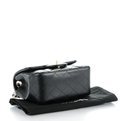 Chanel Lambskin Quilted Mini Square Flap Black 4 of 8