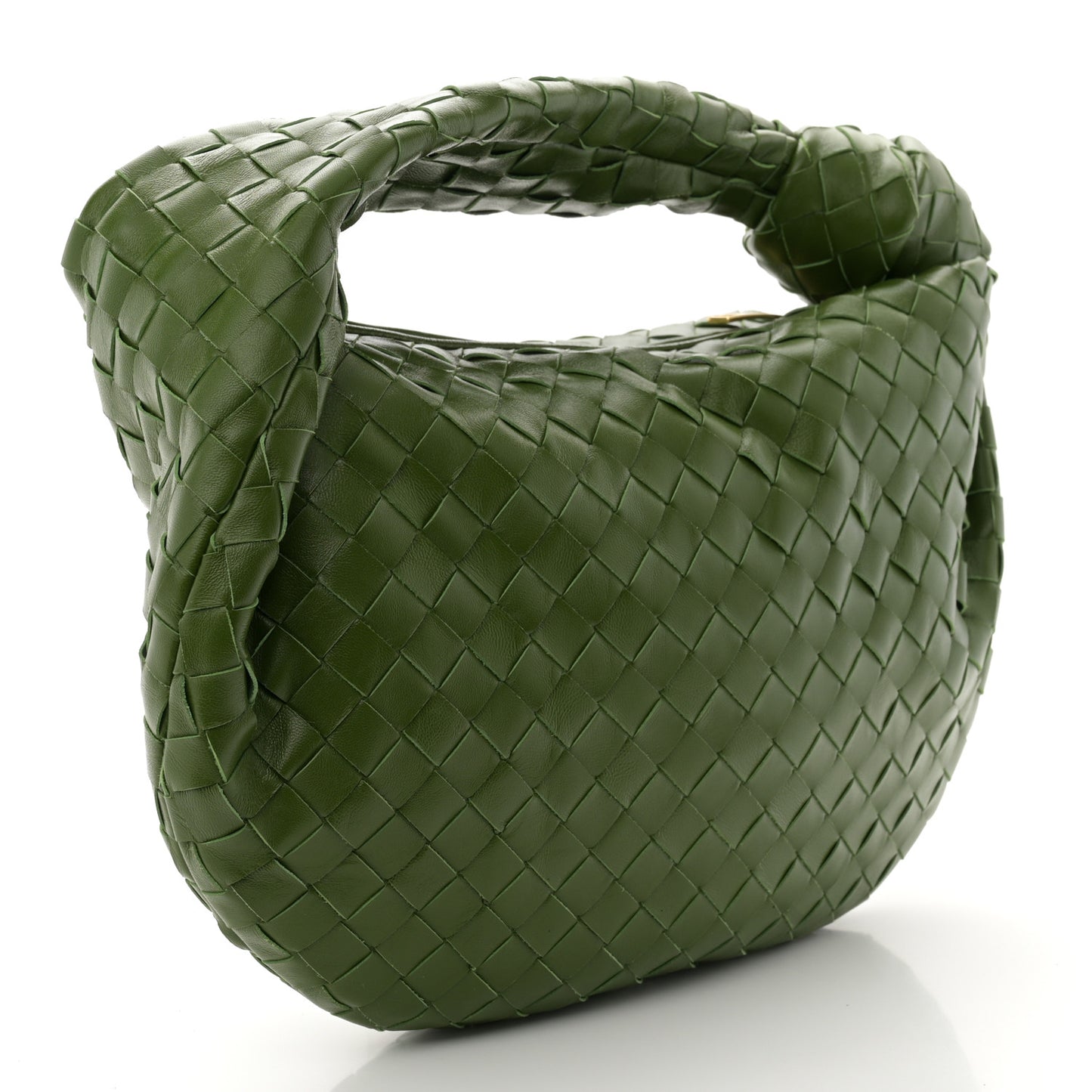 Nappa Intrecciato Teen Jodie Hobo Avocado