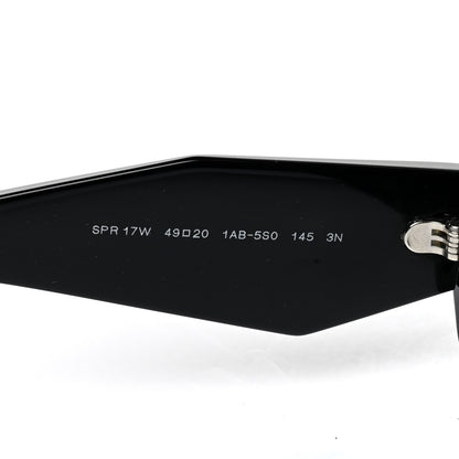 Prada Acetate Symbole Sunglasses SPR 17W Black 7 of 7