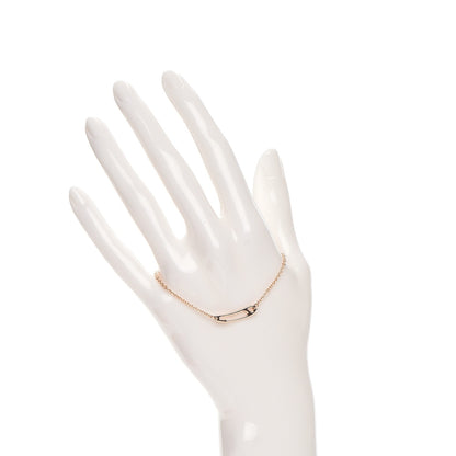 Hermes 18K Rose Gold Mini Chaine d'Ancre Punk Bracelet ST 2 of 7