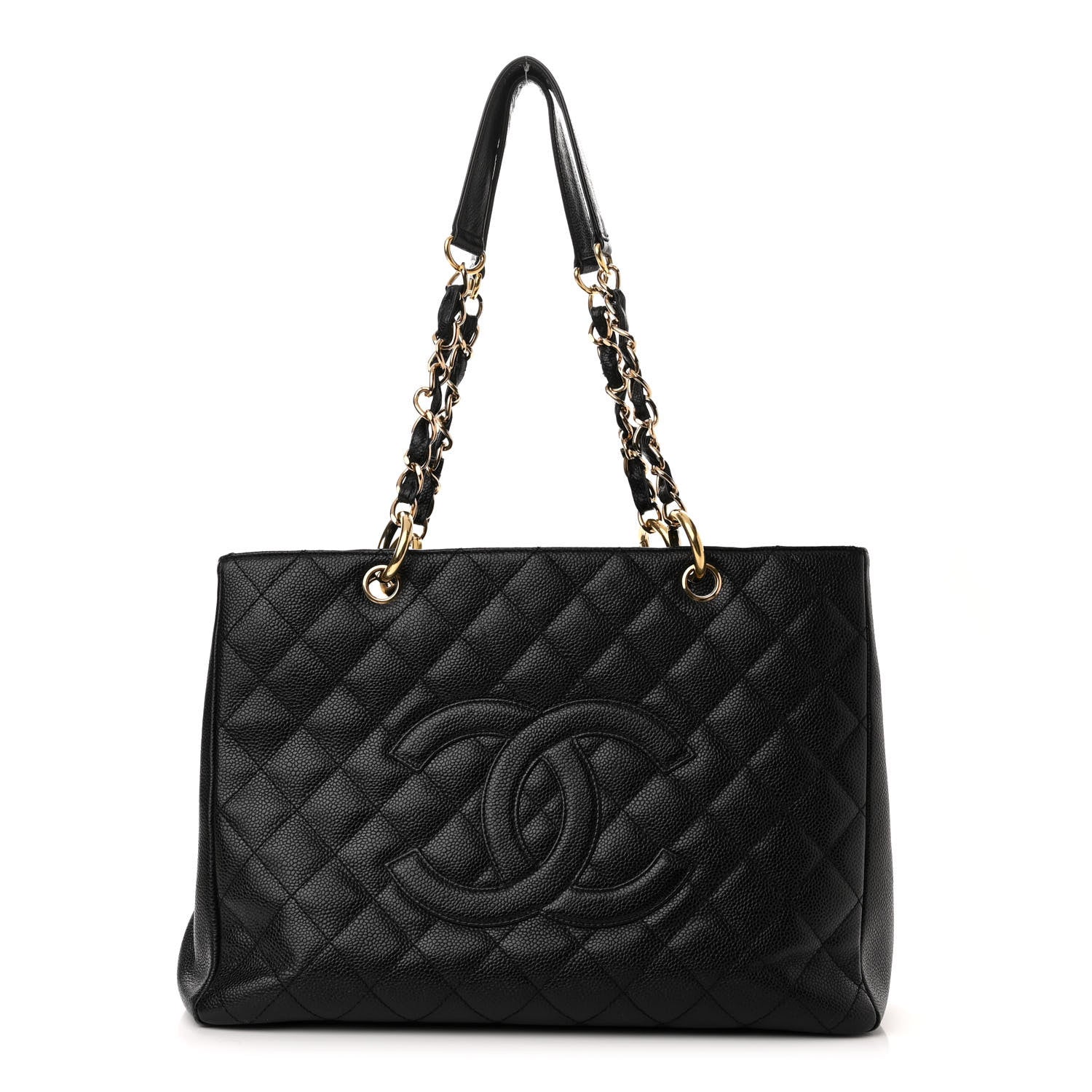 Chanel Caviar Quilted Grand Shopping Tote GST Black 1 of 10