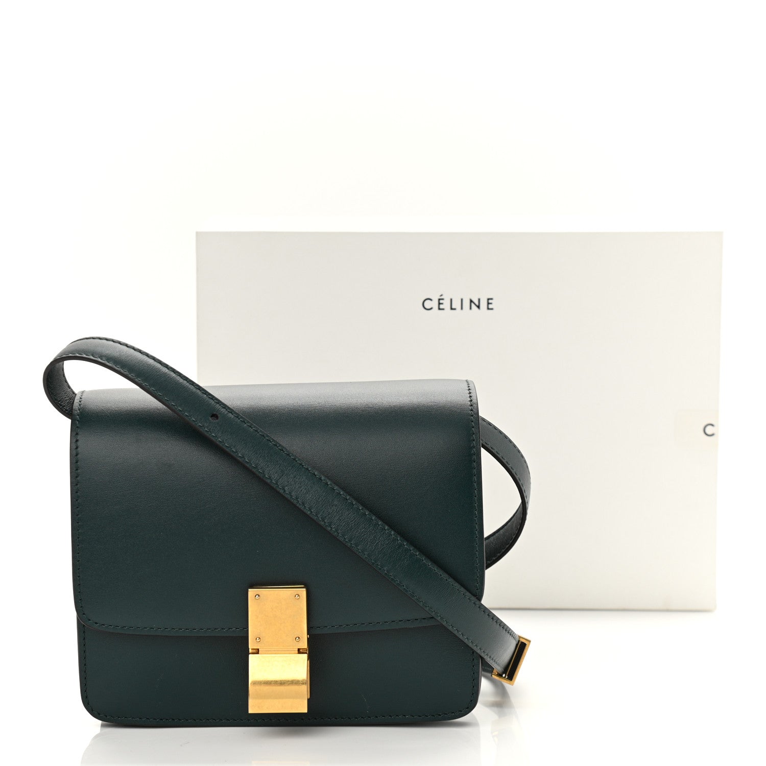 Celine Box Calfskin Small Classic Box Flap Bag Amazone 11 of 11