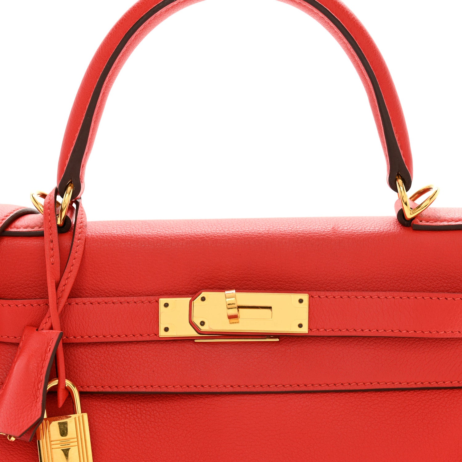 Hermes Evercolor Kelly Retourne 28 Rouge Tomate 8 of 12
