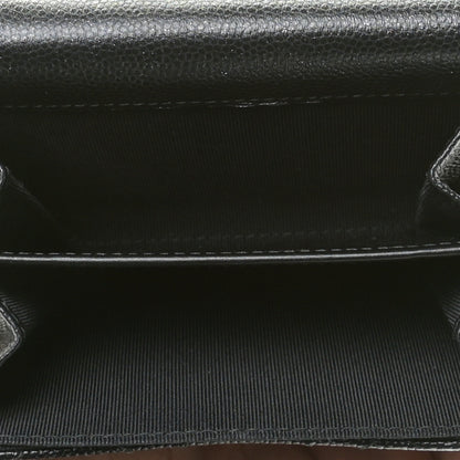 Chanel Iridescent Caviar Quilted Flap Card Holder Wallet Black 4 of 7
