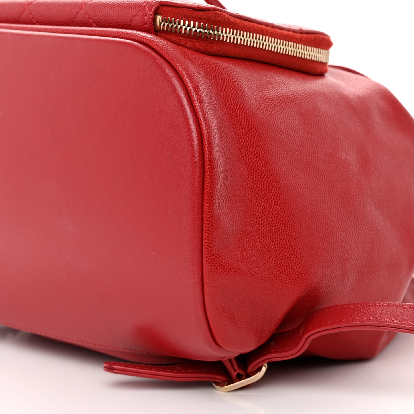 Caviar Quilted Business Affinity Backpack Dark Red