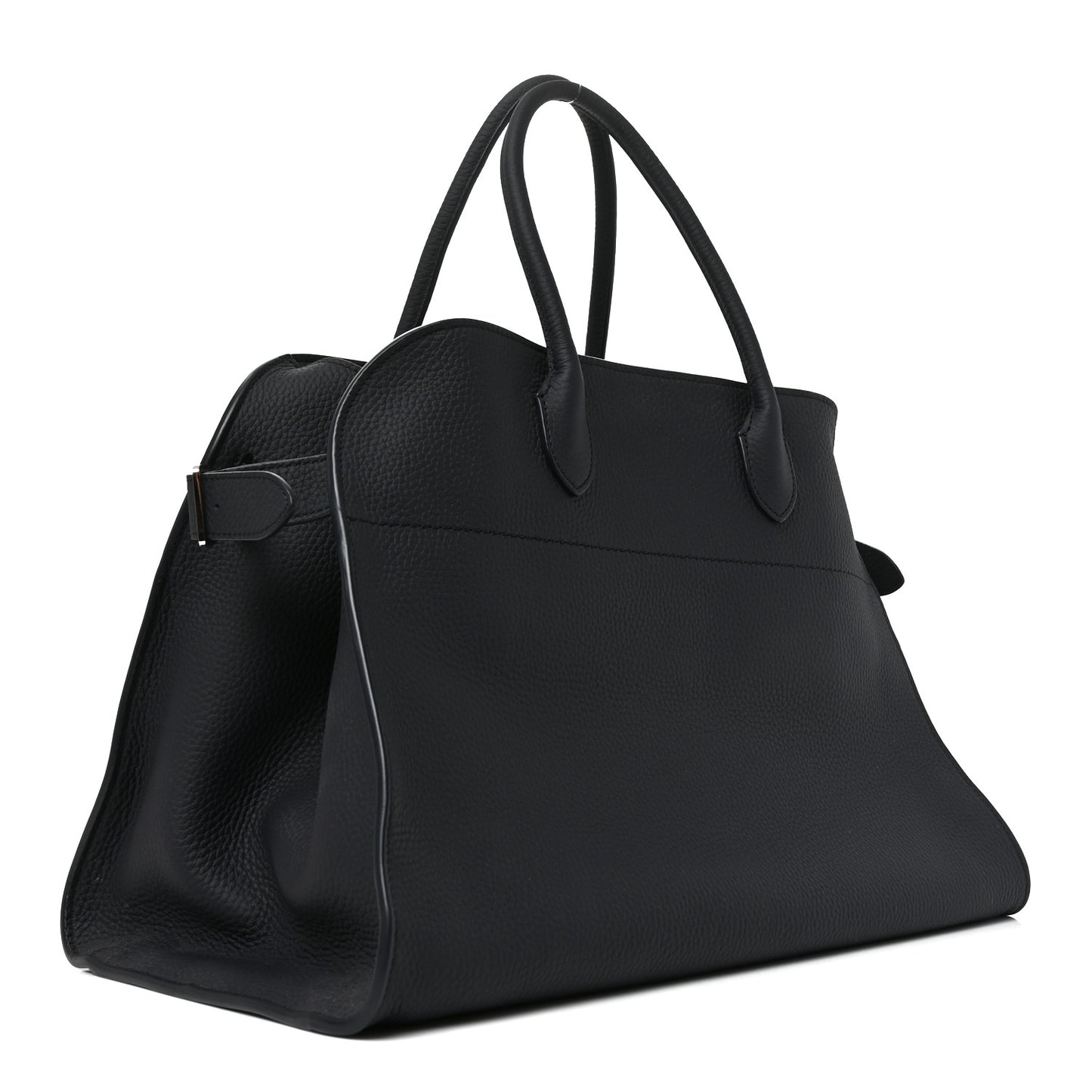 Matte Grained Calfskin Soft Margaux 15 Marine