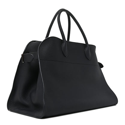 The Row Matte Grained Calfskin Soft Margaux 15 Marine 3 of 9