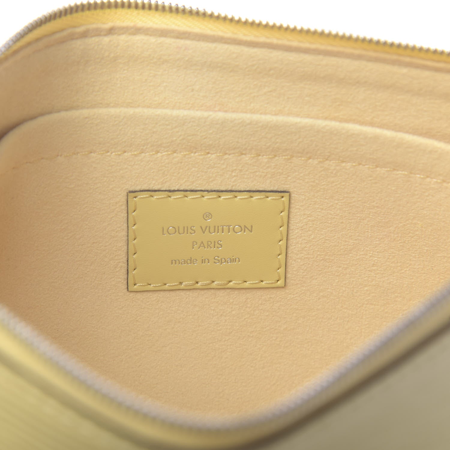 Louis Vuitton Epi Neverfull Pochette MM GM Vanilla 6 of 6