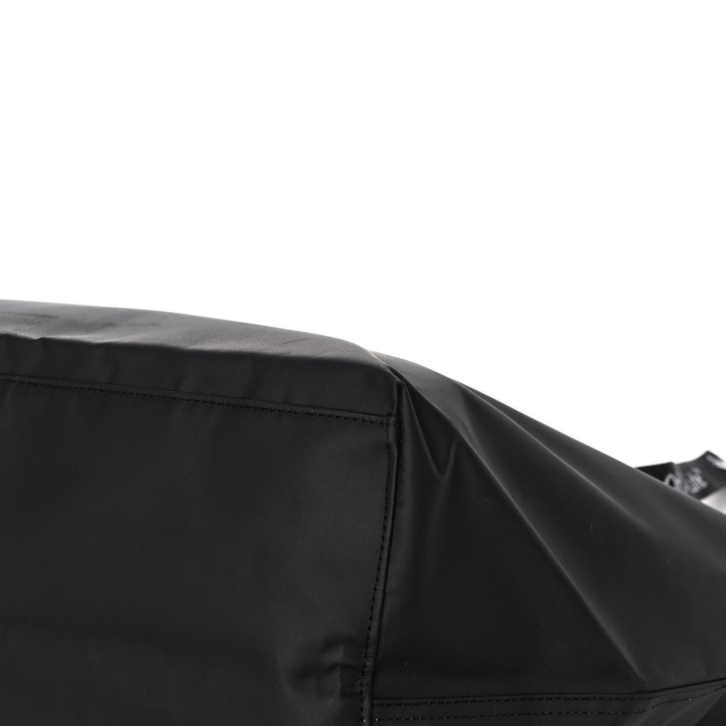 Nylon Sculpture Tote Bag Black