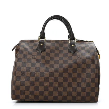 Louis Vuitton Damier Ebene Speedy 30 1 of 10