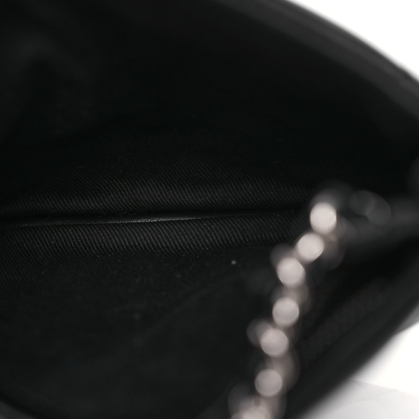 Lambskin Quilted Crossbody Bag Black