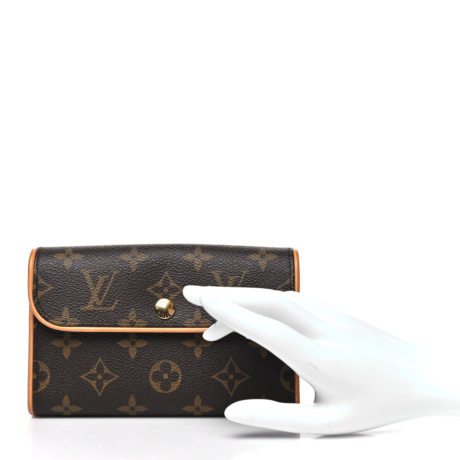 Louis Vuitton Monogram Pochette Florentine Bum Bag 2 of 7