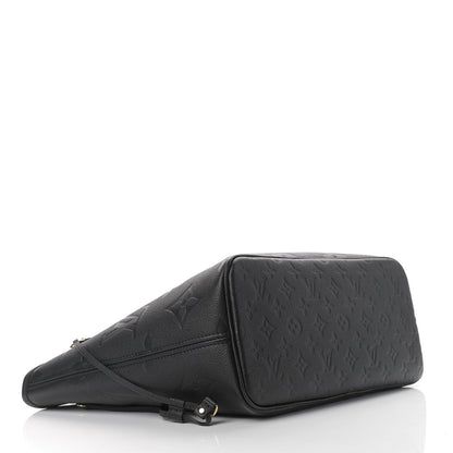 Louis Vuitton Empreinte Monogram Giant Neverfull MM Black 5 of 10