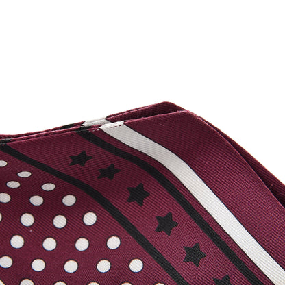 Hermes Silk Les Flacons Bandana Twilly Prune Black White 8 of 8