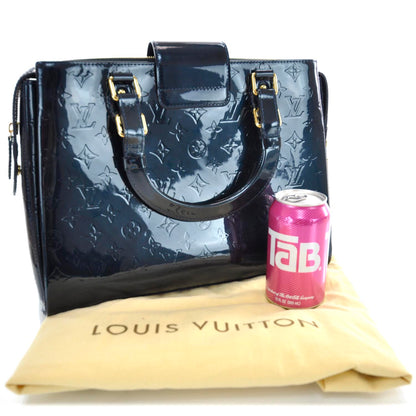 Louis Vuitton Vernis Melrose Avenue Blue Nuit 3 of 10