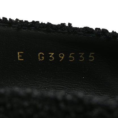 Chanel Tweed Patent Calfskin Pumps 37.5 Black 7 of 8