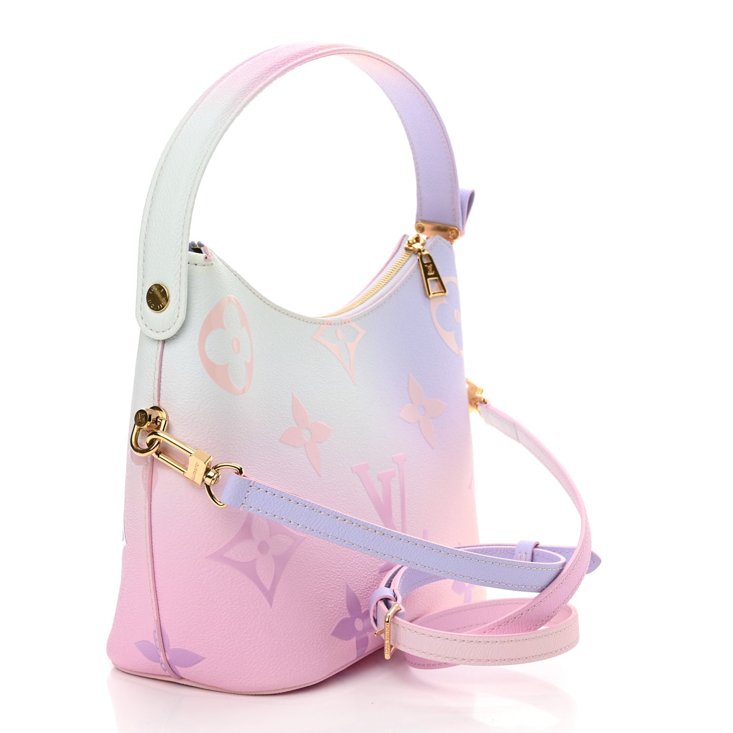 Monogram Giant Spring In The City Marshmallow Hobo PM Sunrise Pastel