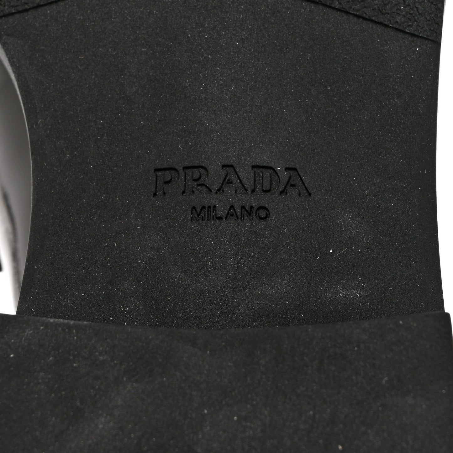 Spazzolato Metal Triangle Logo 50mm Loafers 40.5 Bruciatio Fume