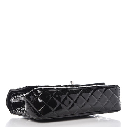 Chanel Patent Quilted Medium Double Flap Black 5 of 9