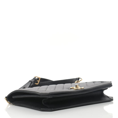Chanel Lambskin Quilted Flap Shoulder Bag Black 4 of 15