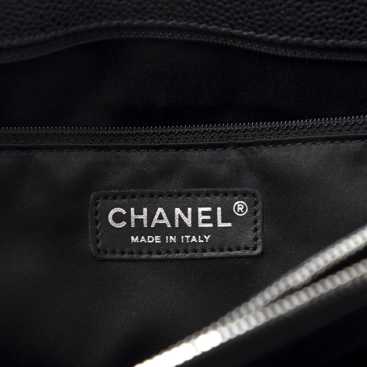 Chanel Caviar Quilted Grand Shopping Tote GST Black 6 of 11
