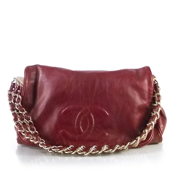 Chanel Lambskin Rock and Chain Flap Red 1 of 9