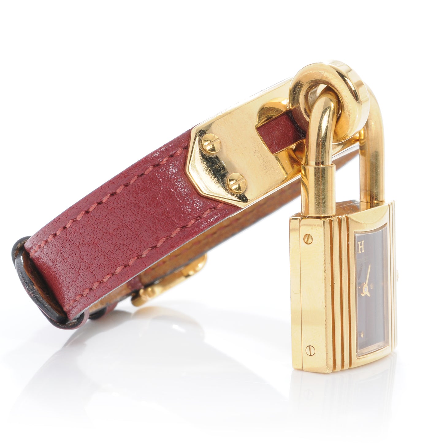 Stainless Steel Clemence 20mm Kelly Cadena Quartz Watch Rouge