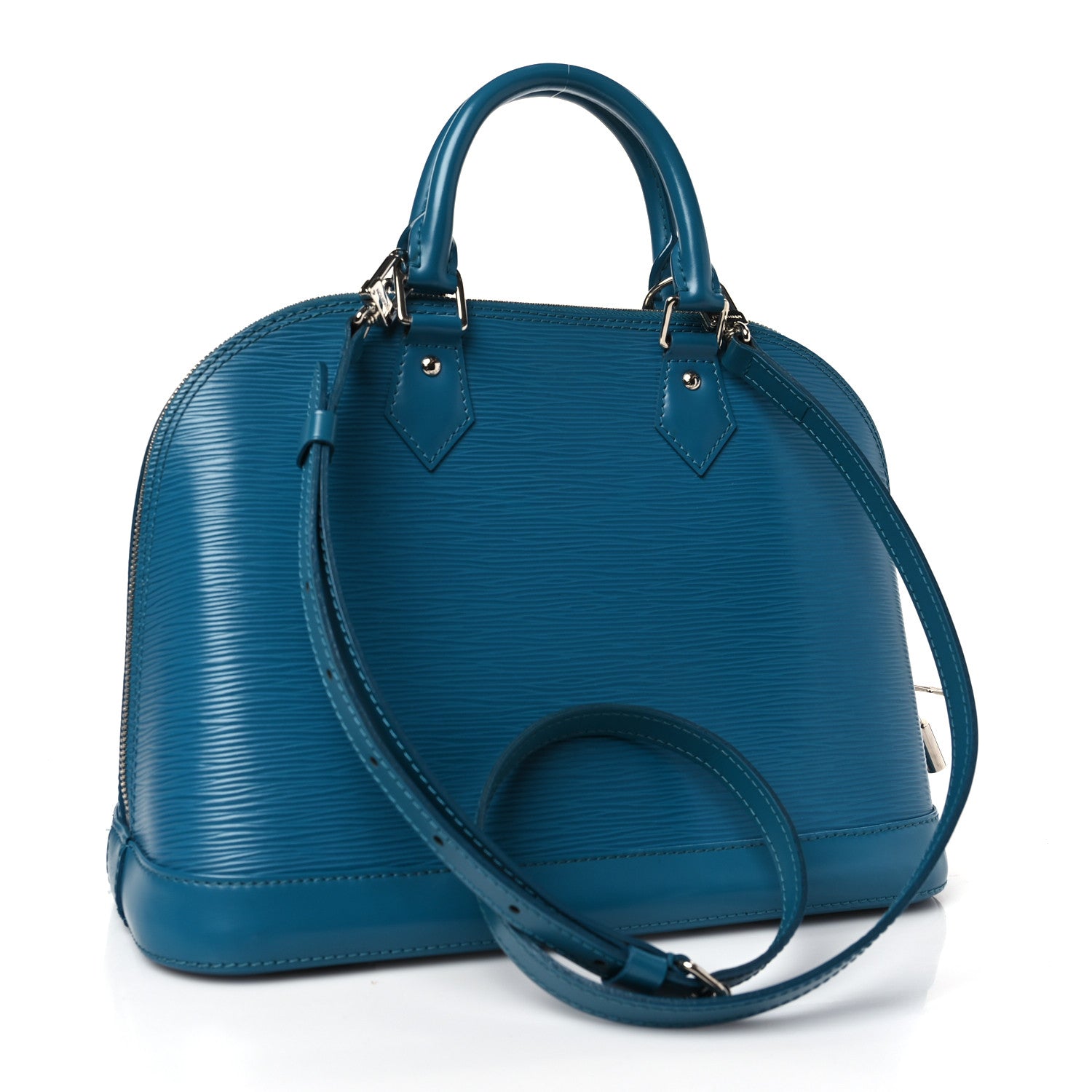 Louis Vuitton Epi Alma PM Cyan 3 of 8
